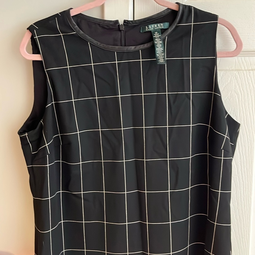 Women’s Ralph Lauren dress sleeveless size 14, black